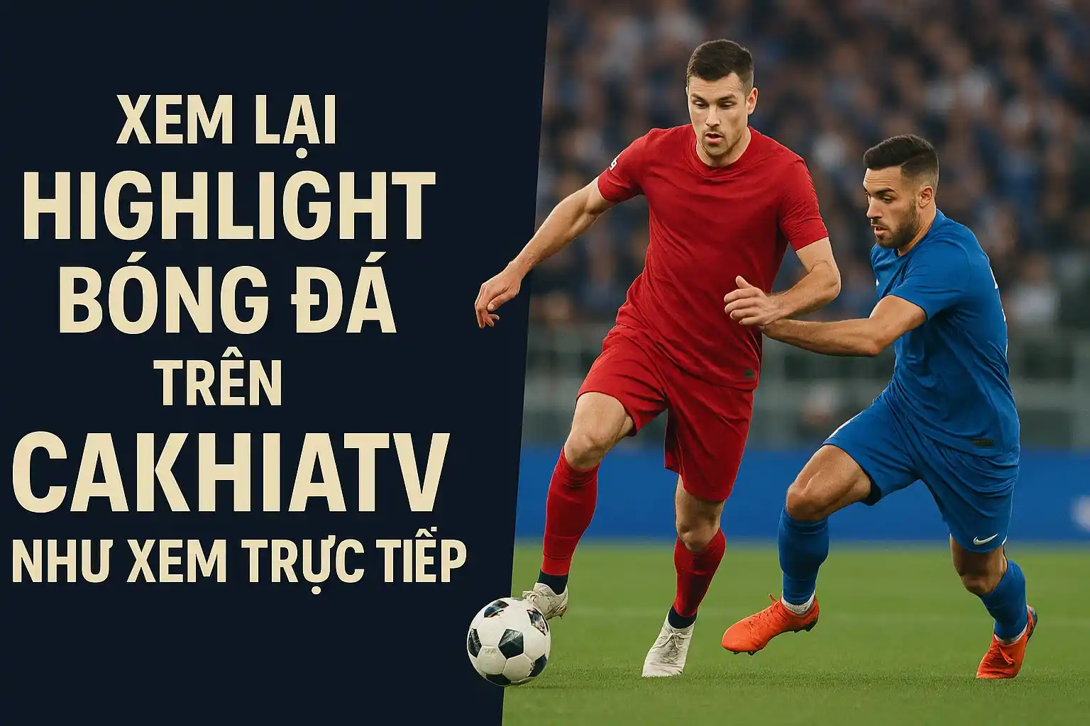 Xem lại highlight bóng đá trên CakhiaTV như xem trực tiếp